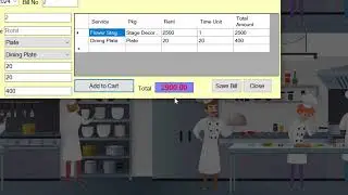 Caterers Management System VB Dot Net 2010 Project with source code only at 300/-