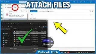 How to Attach File in Outlook Email - Full Tutorial (2025)