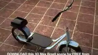 free Brazil render 3d max scene from renderray.com_Bike
