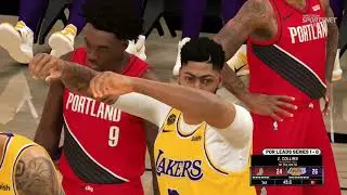 Lakers vs Trail Blazers | NBA Live 8/20 Full Game Highlights | NBA Playoffs 2020 (NBA 2K)