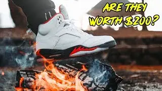 2020 AIR JORDAN 'FIRE RED' 5 EARLY REVIEW + ON FEET! (WORTH $200?)