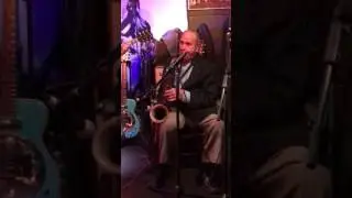 Pat DeRosa-sax, Arno Hecht-sax Klyph Black-guitar
