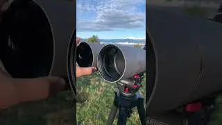 Oberwerk 100 XL SD APO | Binocular Telescope Preview over the Alps #shorts
