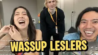XQC Visits Leslie and Nate's Stream