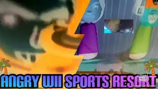 Angry lanky twatt returns from time machine  to play Wii sports resort and roast my new content
