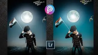 Picsart 26 January Happy Republic Day 2019 Photo Editing Tutorial. [Hindi]