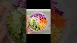 SALAD PREP 7 HARU #salad #saladprep #makanansehat #shortvideo #shorts