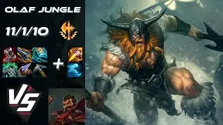 JUNGLE Olaf vs Graves - EU Challenger Patch 14.24