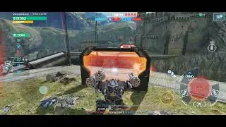 War Robots (Castle) The Bedwyr and Mars Fight 😈💪😎🔥 7 Kills and 4 Assists #gameplay 