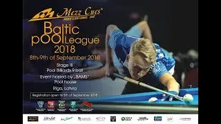 MezzCues Baltic Pool League 2018