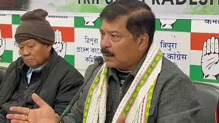 Tripura Pradesh Congress Holds Review Meeting on 'Save MGNREGA' Campaign