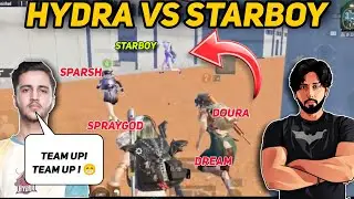 HYDRA VS TEAM STARBOY IN BGIS SCRIMS ✅ | TEAM UP ! GONE WRONG 😂 BGMI