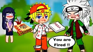 When Naruto becomes Pizza Delivery Man 🍕 || NaruHina moment 😘 || Gacha Club