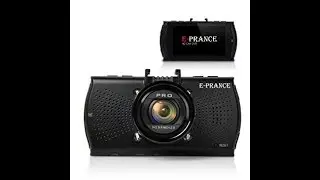 Unboxing & Review   E Prance B48 2304x1296P Ambarella A7LA70 GPS Dashcam