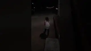 Throwing pumpkins in a brick wall