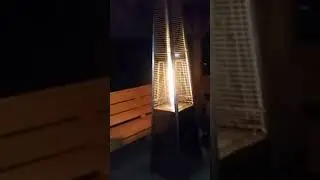 pyramid outdoor heater quartz glass patio heater