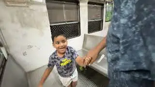 Lazy Sunday with family and late night travel in local train in south Mumbai church gate station 