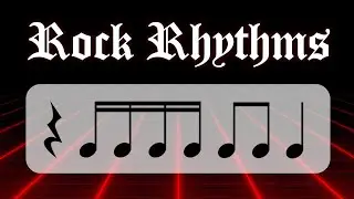 16th Note Rhythm Play-Along | Rock Music!