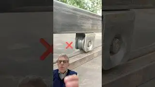 Como instalar uma roldana de maneira simples para um trilho de port&atilde;o