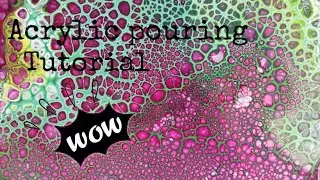 Acrylic Pour Painting | Incredible Cells Explosion