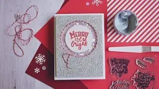 Shaker Card with a Glitter Glaze Background | Brutus Monroe Blog Hop