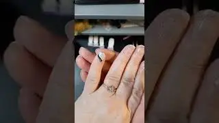Color Street - Only in Vegas, Glittersweet, Couldn't Carat Less. Negative space, monochromatic mani