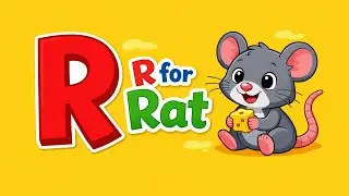 R for Rat 🐀 | Alphabet R | ABC Learning for Kids | Phonics A&ndash;Z