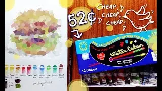 Cheap Art supply challenge: The cheapest watercolour?