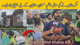 Jammu Me Sikh Bhaiyon Ne Ki Misaal Qaim | Ababeel Aur Khalsa Aid Mil Kar Kar Rahe Hen Bada Kaam