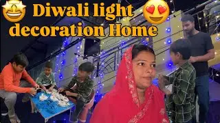 Diwali light decoration Home 🤩