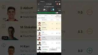 Six vs Hea Dream 11 Team