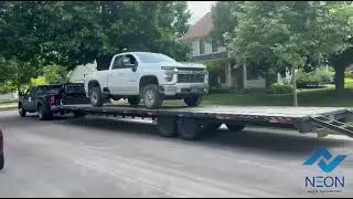 Neon Auto Transport | Auto Transport Review for 2020 Chevy Silverado 2500 WA to IL #shorts