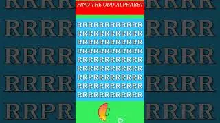 IN 005 Seconds😰: CAN YOU Spot The Odd ALPHABET LORE #shorts