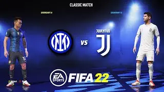 FIFA 22 PS4 | Inter Milan vs Juventus (Derby d'Italia) | Serie A 2021/22
