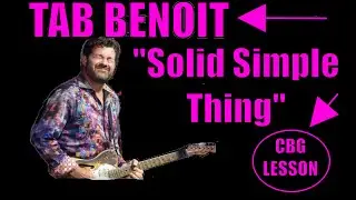 Tab Benoit &ldquo;Solid Simple Thing&rdquo; 4 String Cigar Box Guitar Lesson #tab Benoit