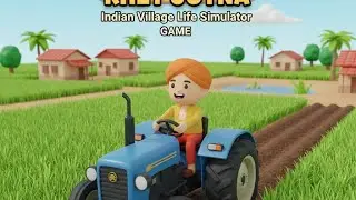 😍 Village Life Farming Gameplay | Indian Simulator Game 🚜🌾#VillageLife#VillageLifeFarming#tractor 