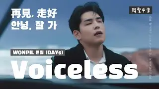 【韓中字】元弼 (WONPIL) - Voiceless 再見，走好 Piano Performance Ver. (원필 - 안녕, 잘 가) [Lyrics/가사/歌詞]