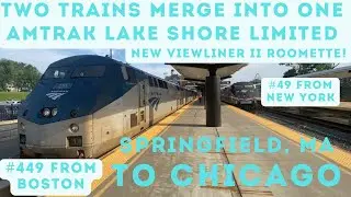 Trip Report - Amtrak Lake Shore Limited #449 - NEW Viewliner II Roomette - Springfield to Chicago