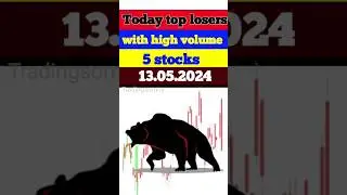 top losers stocks 13.5.2024| losers stock #tradingsomoy