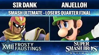 Frosty Faustings XVIII LOSERS QUARTER FINAL - Sir Dank (Falcon) vs ANJELLOH (Luigi) - Smash Ultimate