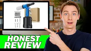 Air Riveter Pulling PR Pneumatic Rivet Gun Kit honest screen review and real quirks