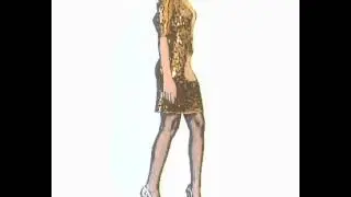 BCBG Marta Sequined Cocktail Dress