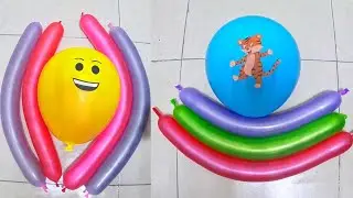 Compilation of Water Balloon Pop & Reverse Video Asmr Satisfying Fun Video