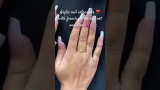 Arylich nail extensions by sjm #trending #youtubeshorts #youtube #nailart #nailextension