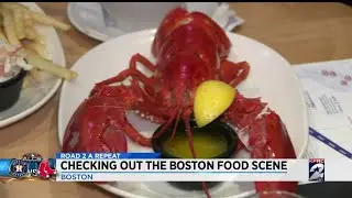 Checking out the Boston food scene