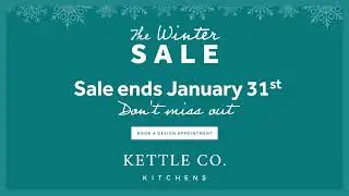 Kettle Co Winter Sale 2021/22 - FREE Fitting On Kitchen Cabinets