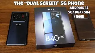 NUU B40 5G Budget Android Phone : Two Screens are Better than ONE!?