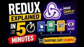 ⚛️ Redux Explained in 5 Minutes 🚀 | React Redux Tutorial for Beginners