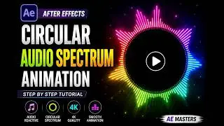 How to Make a Circular Audio Spectrum Visualizer in After Effects