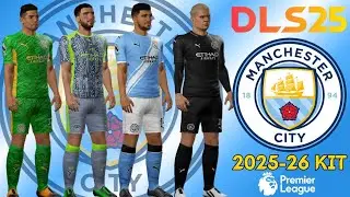 DLS 25 KITS  Manchester City 2025-26 KITS 🔵⚪ 
